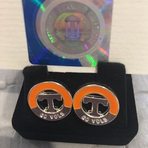 University of Tennessee Post Earrings .