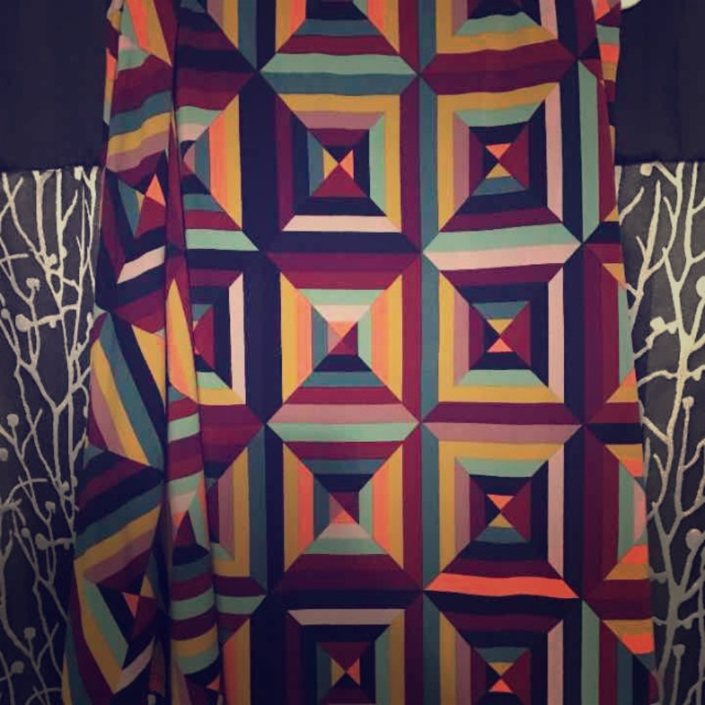 LulaRoe nwot logo maxi skirt