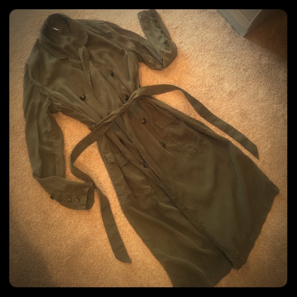 NWOT Free People Trench Coat