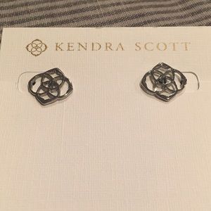 Kendra Scott Logo Studs - Silver