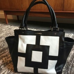 Jonathan Adler handmade leather bag