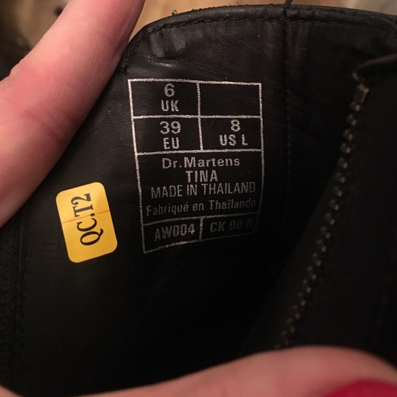 🛑SOLD🛑 Dr Martens, Tina. Worn once! Size 8 Doc's - Picture 8 of 8