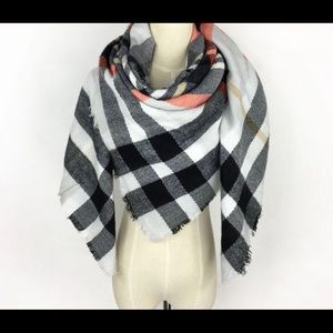 Plaid Blanket Scarf - Mod Cloth