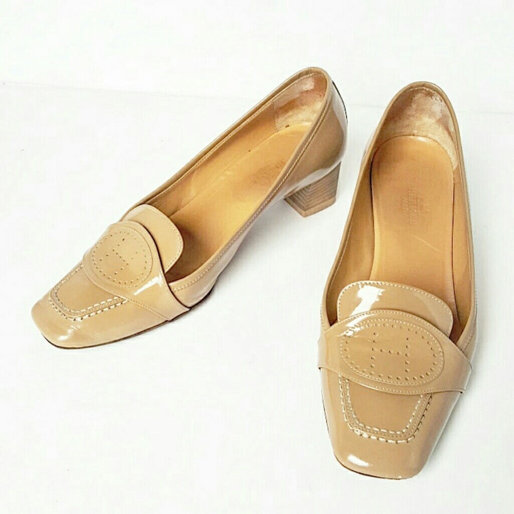 HERMES Evelyne Nude Pumps