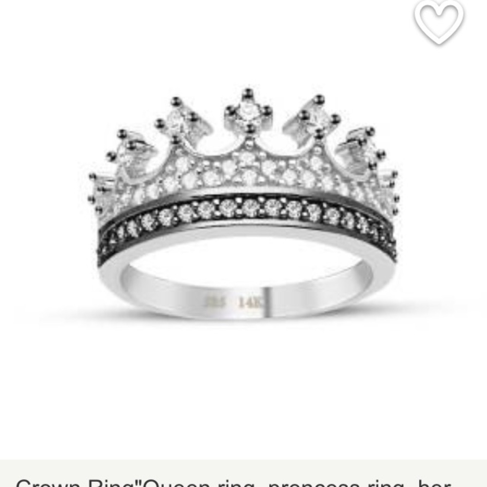 Queen Crown Ring - image 1