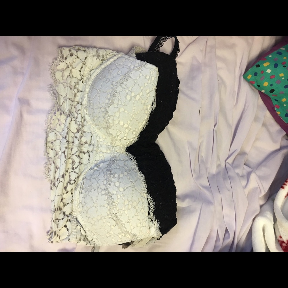 Victoria secret & aerie patted bralettes