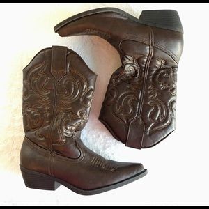 Brown Cowgirl boots