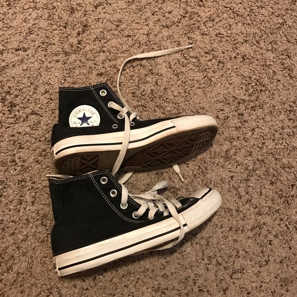Black Hightop Converse