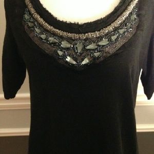 Reduced! Anthro Deletta bejeweled tee- M