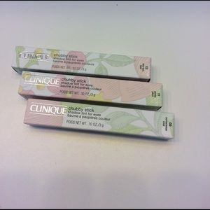 3 Clinique eye shadows "Chubby Stick" authentic