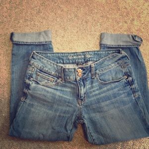 American eagle jean capris