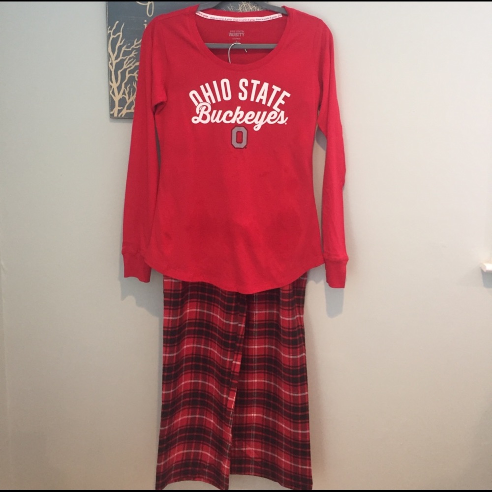 NWOT Ohio State Women's PJ Set - Size Medium