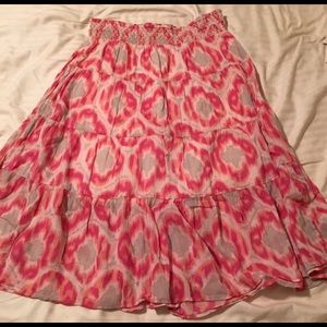 NWOT Old Navy Coral Ikat Skirt