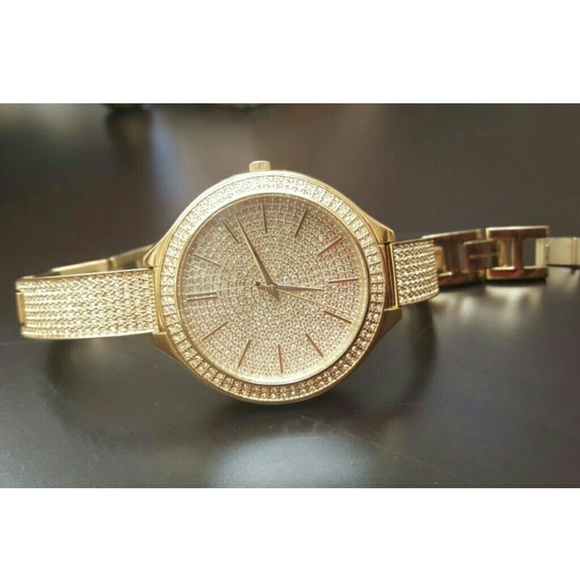 sale,NWT MICHAEL KORS GLITZ WATCH main image 5