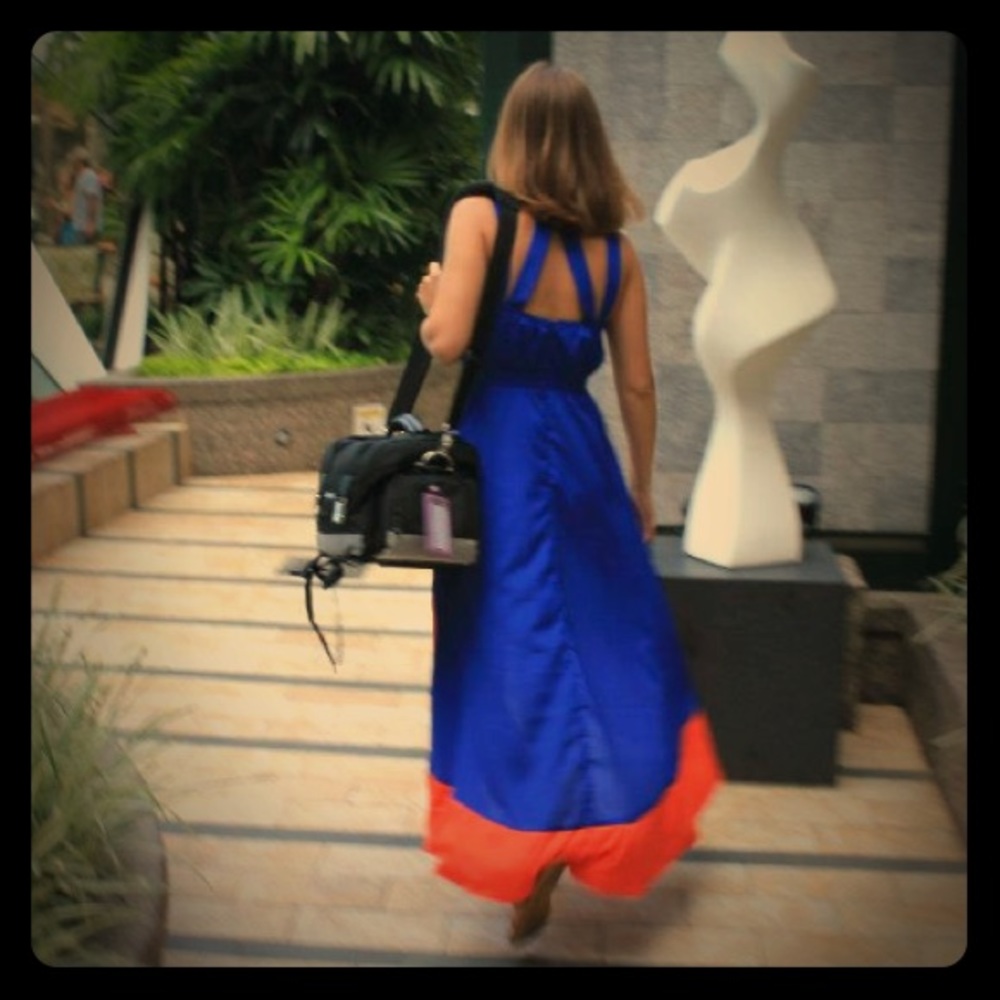 Unique high low dress