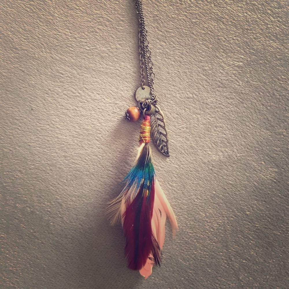 Feather necklace