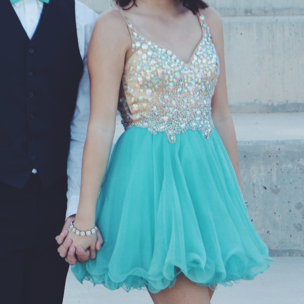 Short Blue Dress