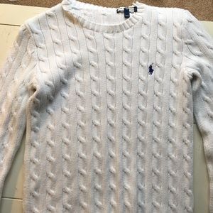 Polo authentic white sweater