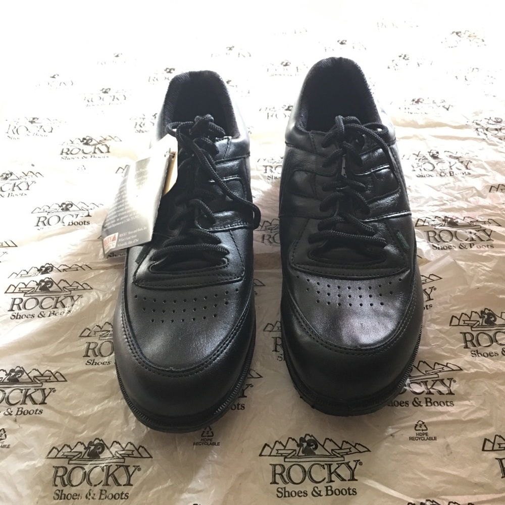 🇺🇸Made in USA Men Black leather shoes size 10.5
