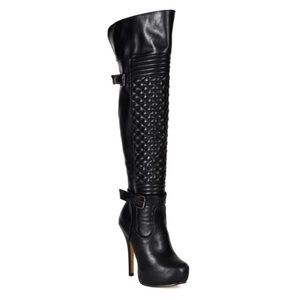 🏷SALE🏷High Heel/Over The Knee Black Boots