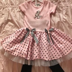 Poodle dress w tutu bottom