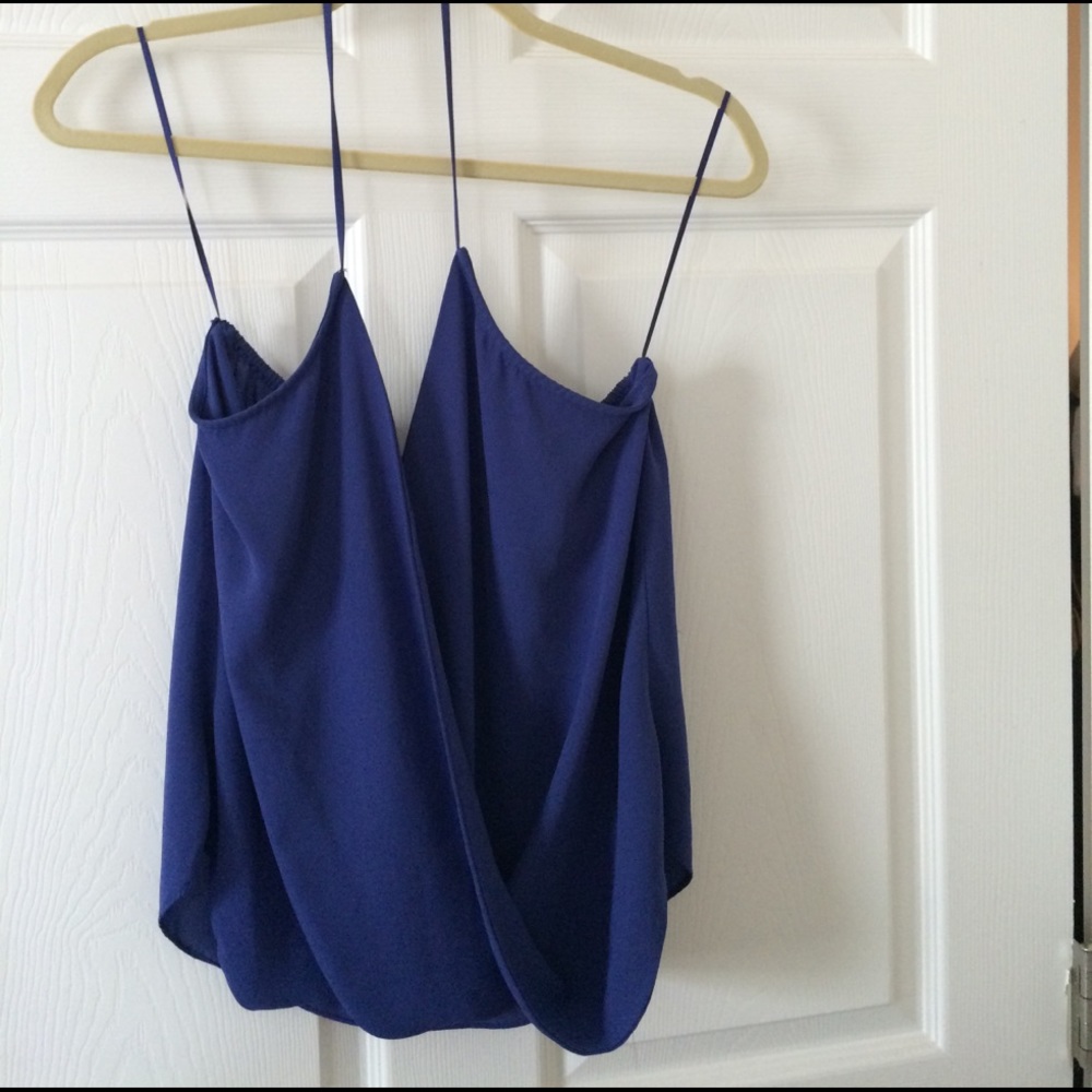 Navy blue halter top