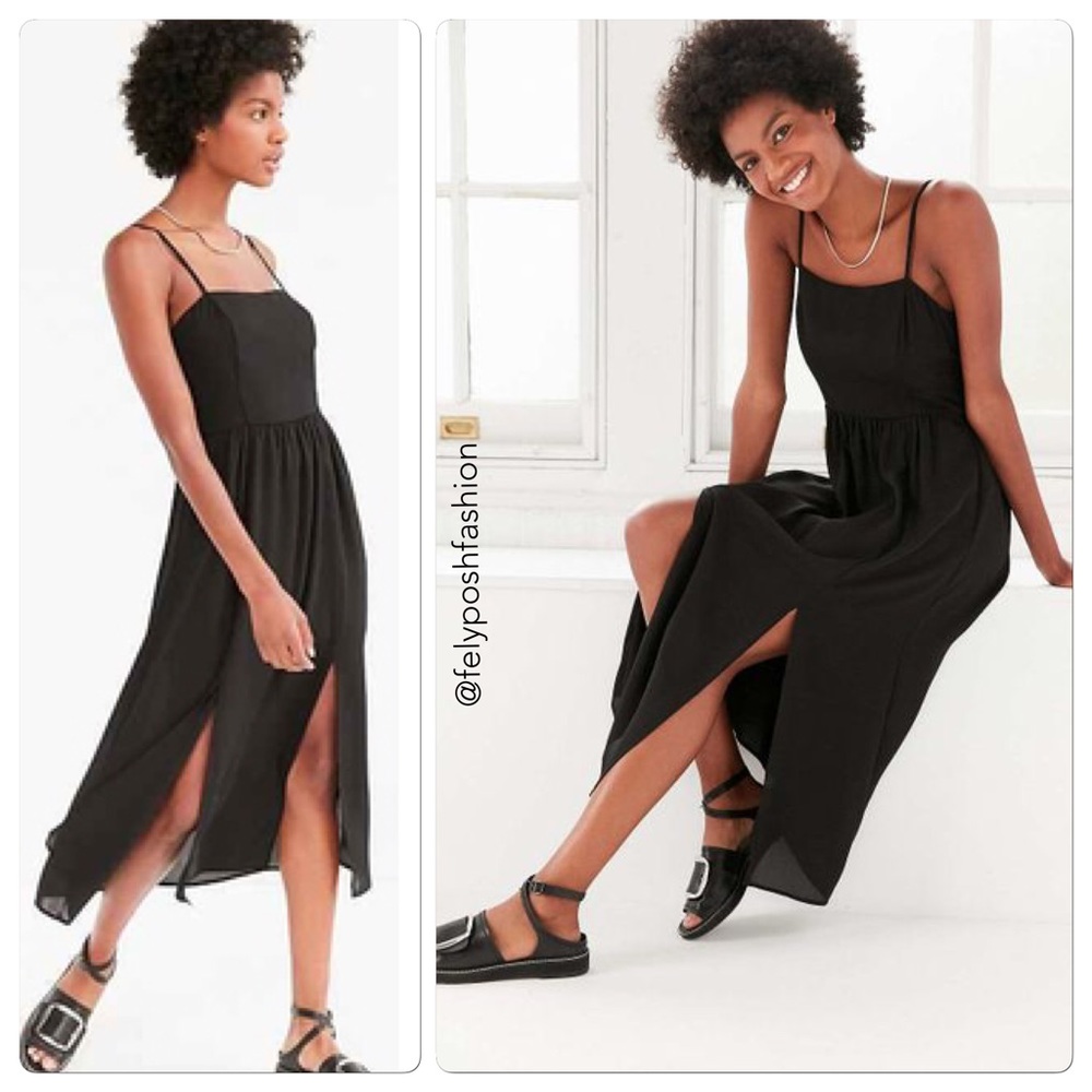 Urban Outfitter Modern Chiffon Babydoll Slip Dress