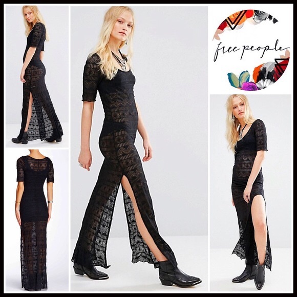 FREE PEOPLE Lace Slip Maxi Dress - Picture 7 of 7