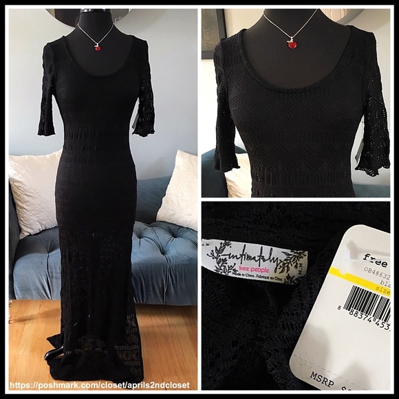 FREE PEOPLE Lace Slip Maxi Dress - Picture 6 of 7