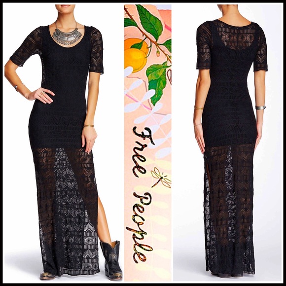 FREE PEOPLE Lace Slip Maxi Dress - Picture 4 of 7