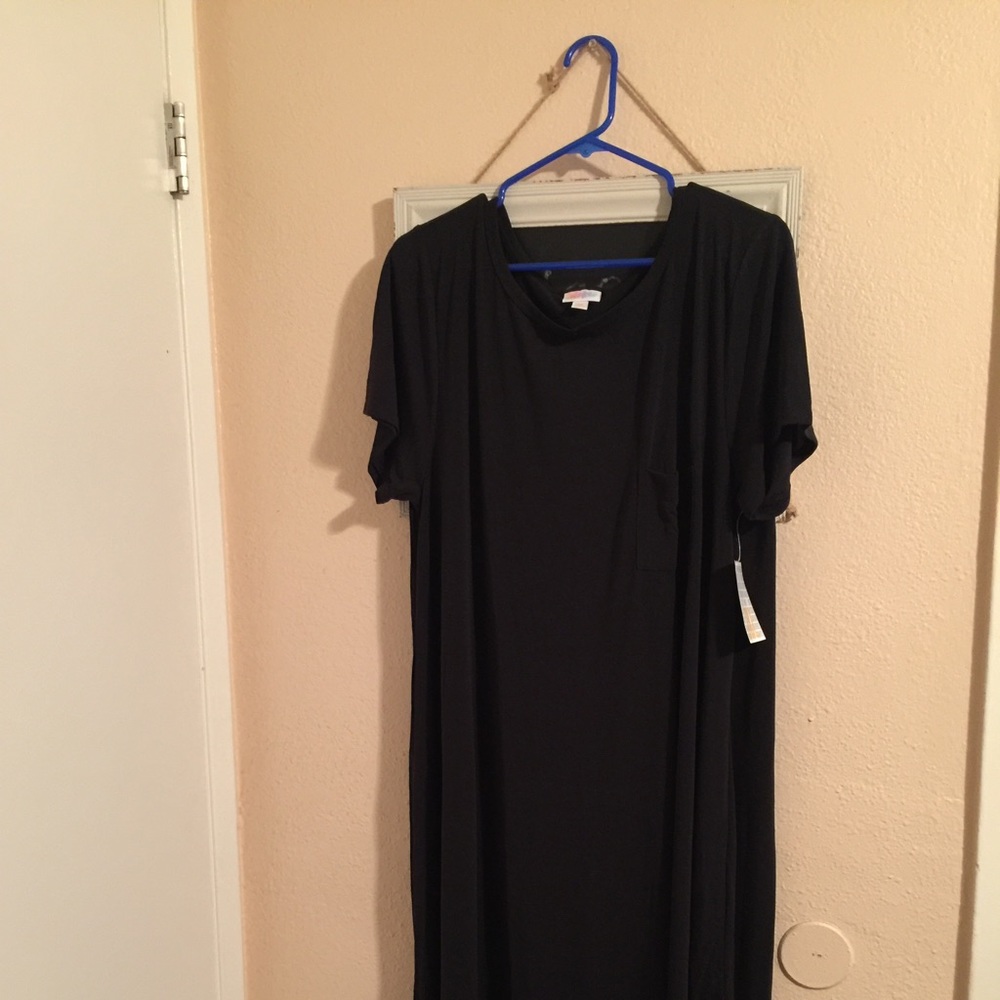 Solid Black LuLaRoe Carly 3XL HARD TO FIND