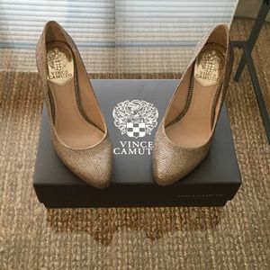 Silver and Gold Sparkle Heels