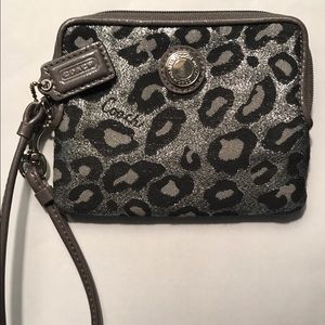 Coach Wristlet (Leopard)