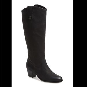 Vince Camuto Kolton Black Leather Boots