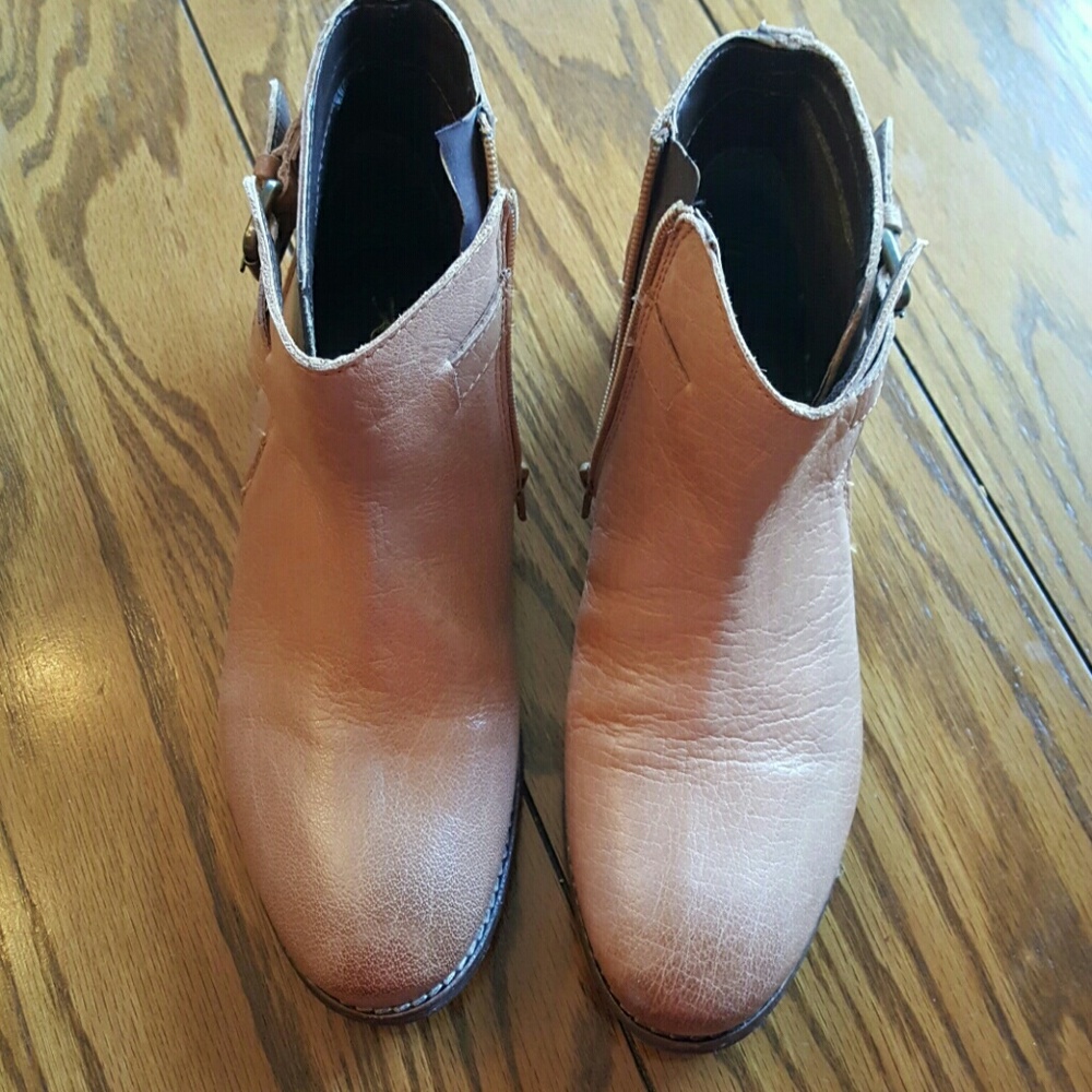 Brown ankle boots