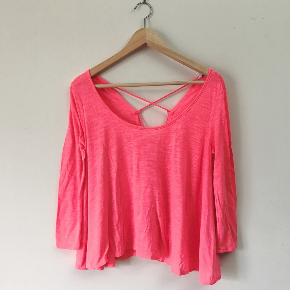 Open Back Lace Up Top 💓