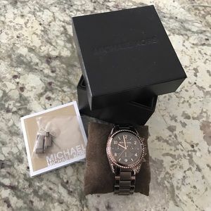 Michael Kors Brown Link Watch - Only worn once!