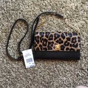 Leopard print cross body