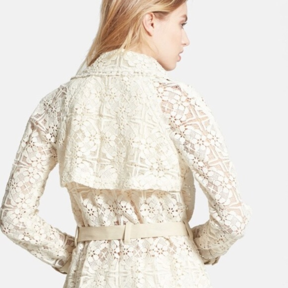 ❌SOLD❌FREE PEOPLE TRENCH COAT Overcoat - Picture 3 of 5