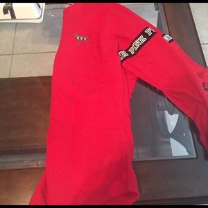 Victoria secret red long sleeve shirt