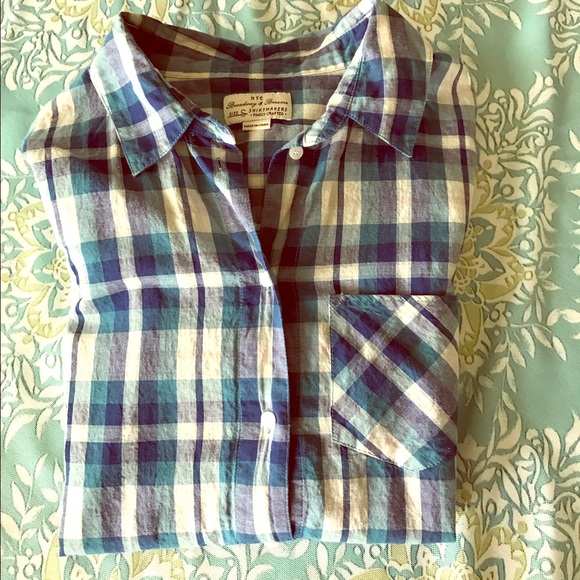 Madewell Plaid Button Down - Picture 3 of 4
