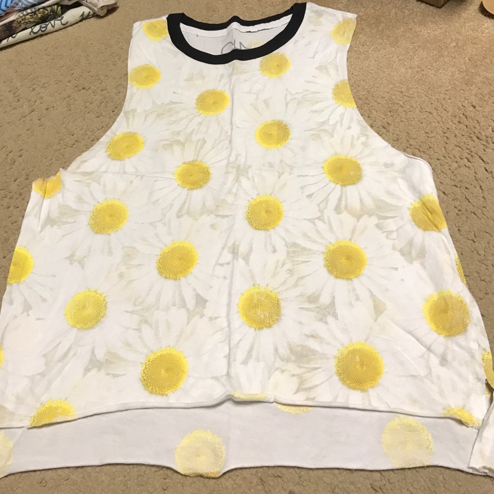 Chaser sunflower muscle tee