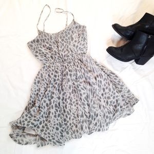 Leopard pattern sundress