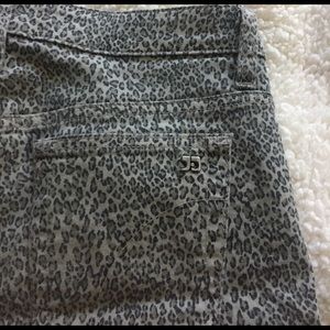 Joe's cheetah print grey jeans