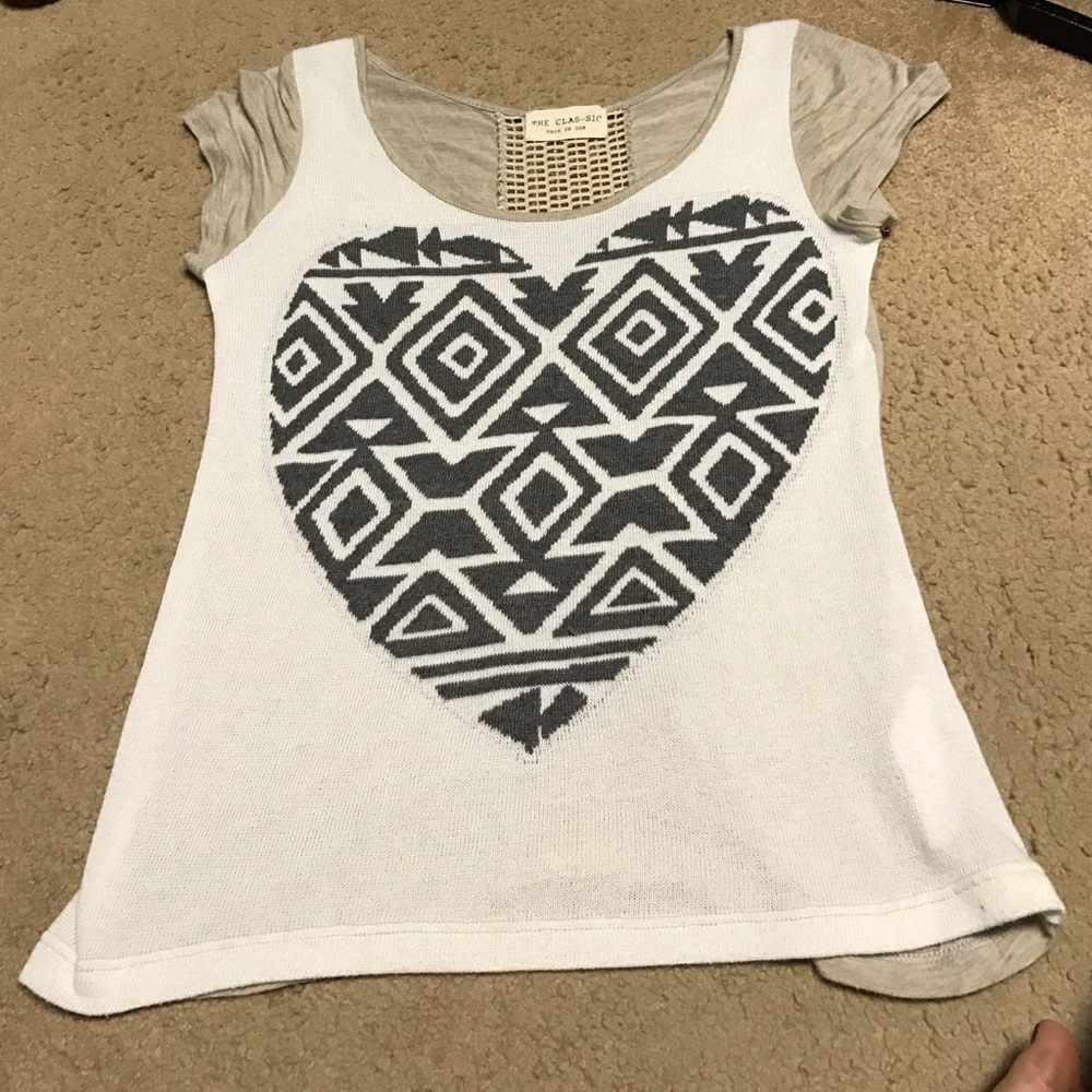 Heart tee shirt