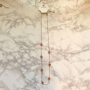 Pink layering necklace