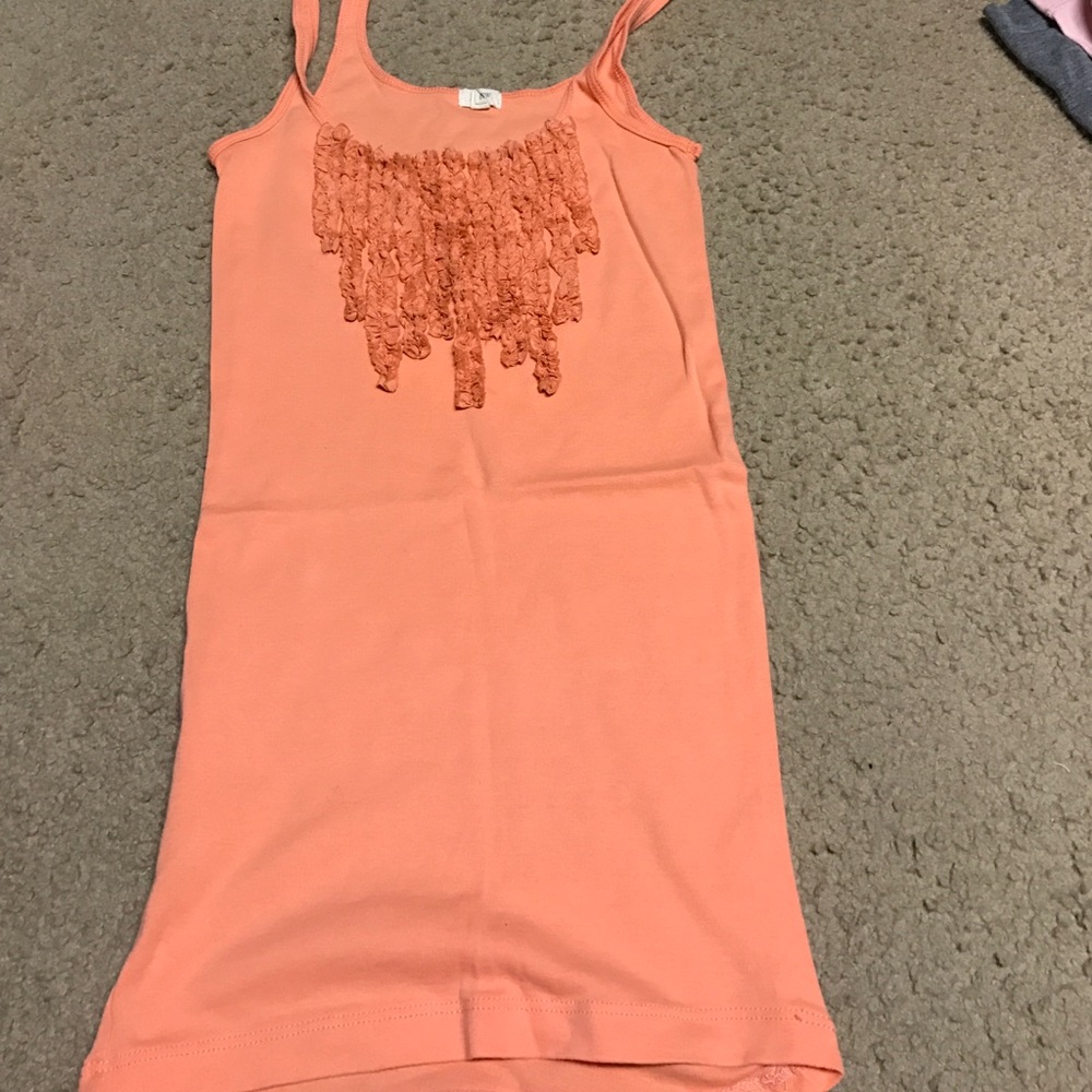 Ruffle tank