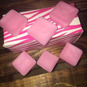 Candle chunk melts Fruit Loop in a box