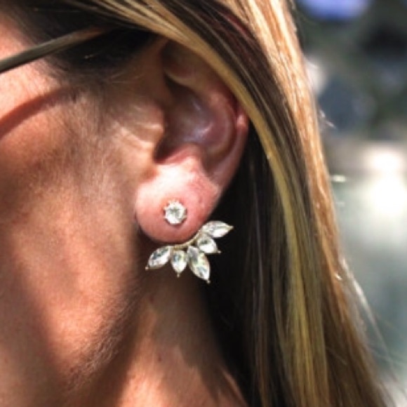 Jewelry - Last one! HP 🎉✨Crystal Studs w/ Backdrop