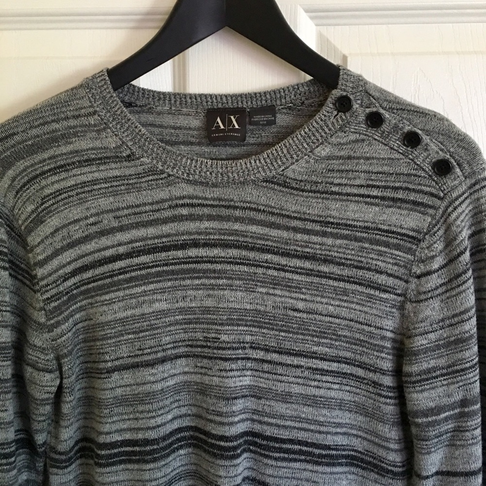Men's A/X Armani Exchange Grey Sweater